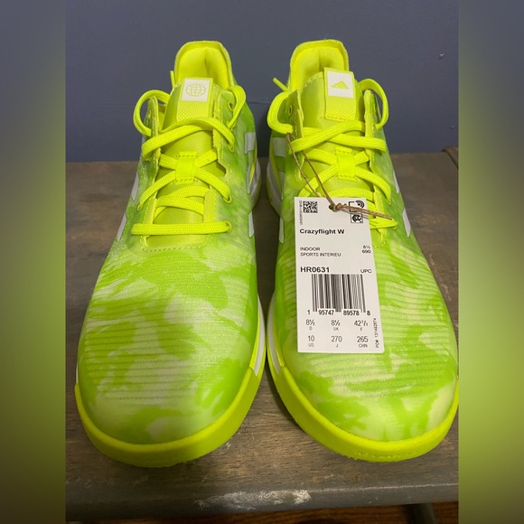 New Adidas Crazyflight Women’s Size 10 with tags - Picture 2 of 10